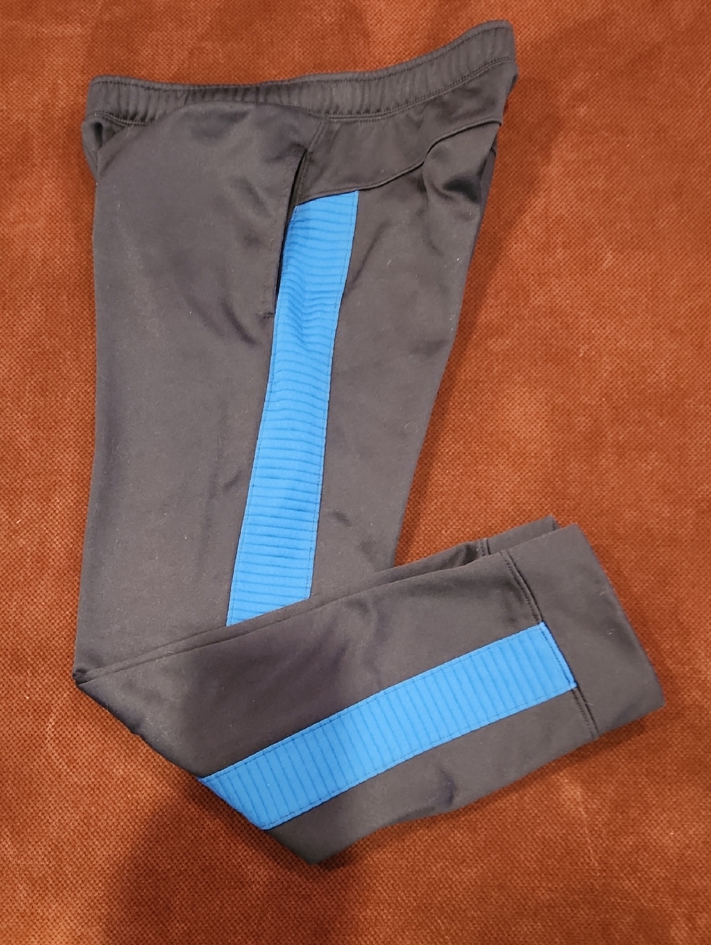 Old Navy Dark Blue Joggers with Royal Blue Side Panel Boys Size L